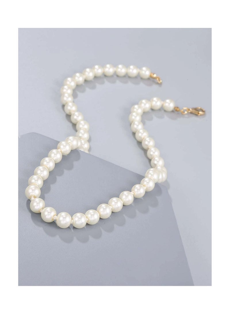 Pearl Beaded Necklace 