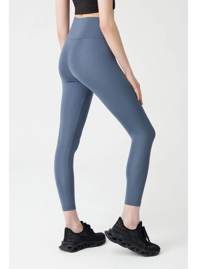 Los Ojos Anthracite Envelope Leggings with Cross Waist Detail