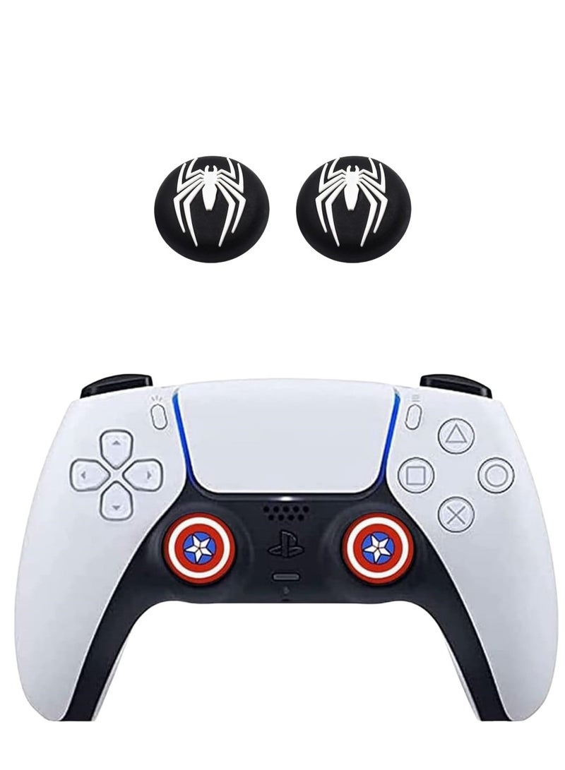2-Piece Galaxy Thumb Grip Set For PS4/PS5 Controllers - Image 1