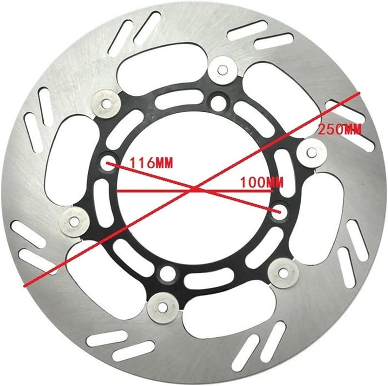 Wivplex Motorcycle Front Brake Disc Rotor - Image 2