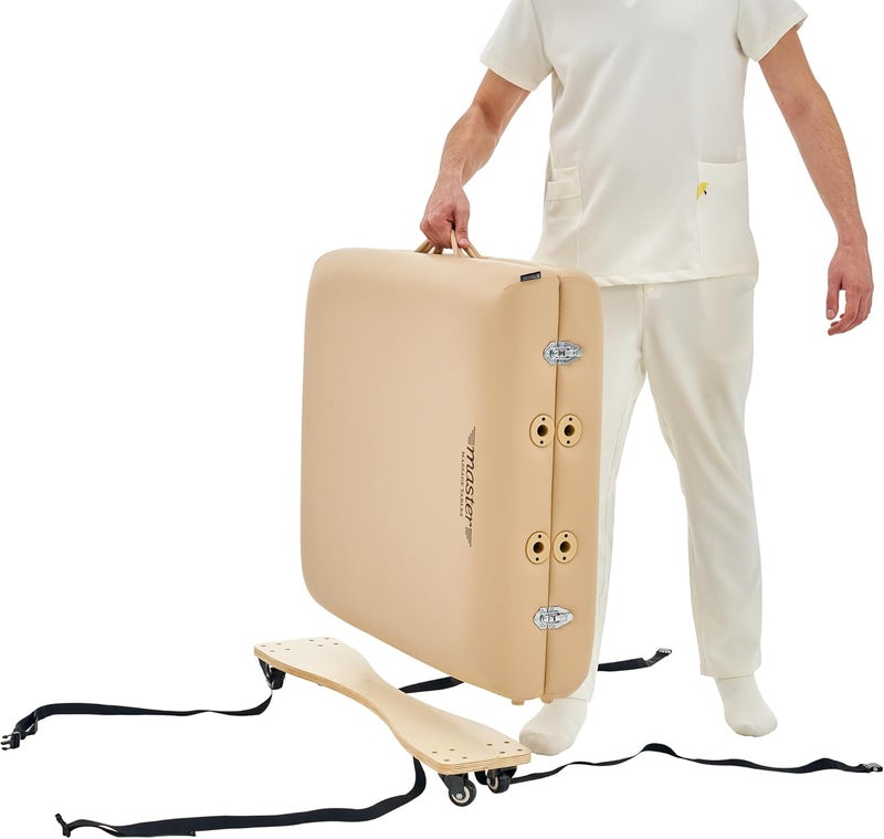 MASTER MASSAGE EQUIPMENT Master Massage Easygo Universal Table Cart, Beige - Image 4