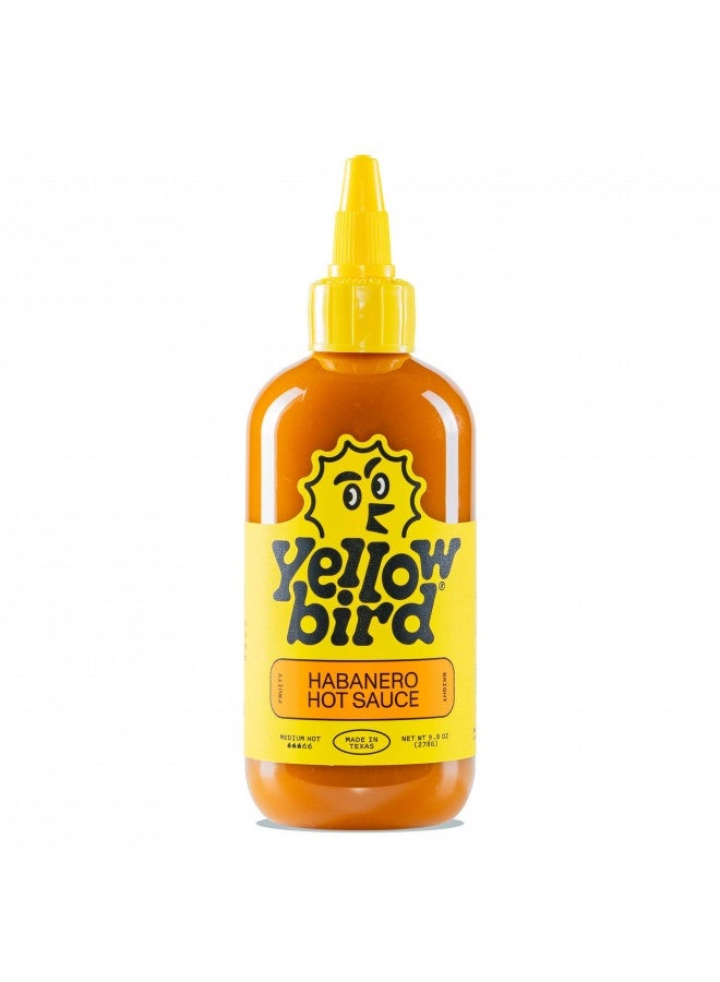 Hot Sauce By Yellowbird - With Habanero Peppers, Garlic, Carrots, And Tangerine - Plant-Based, Gluten Free, Non-Gmo - Homegrown In Austin - 9.8 Oz  - Image 2