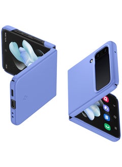 Spigen غطاء حماية Air Skin لهاتف Samsung Galaxy Z Flip 4 (2022) - أزرق كورن فلاور  - Image 1