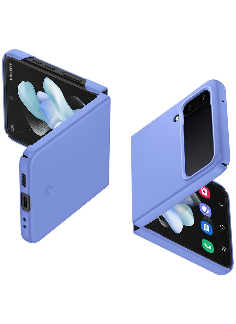 Spigen - غطاء حماية Air Skin لهاتف Samsung Galaxy Z Flip 4 (2022) - أزرق كورن فلاور - Image 1