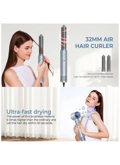 General 5 in 1 Hair Styler with High-Speed Ionic Hairdryer 3 Temperature Adjustment Hair Dryer Brush Set Automatic Curling Iron  - Image 4
