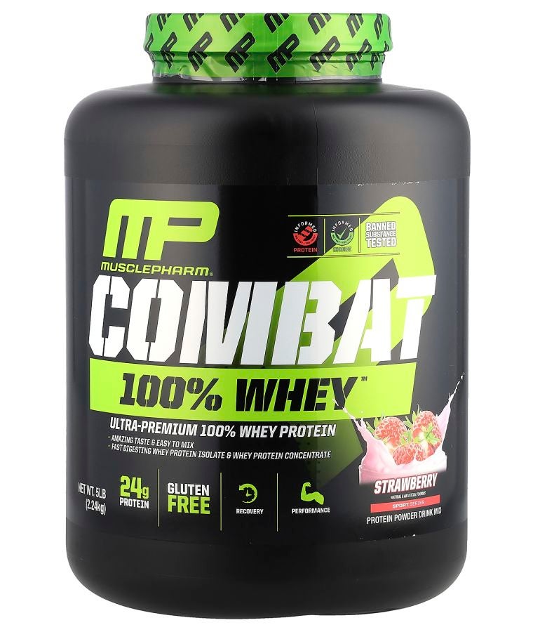 Combat 100% Whey™ Protein Powder Strawberry 5 lb (2.24 kg)