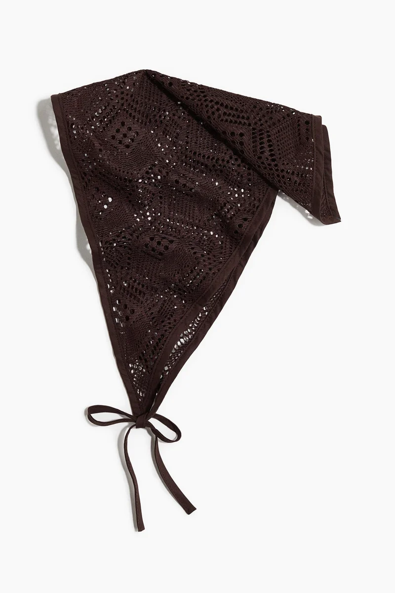 H&M Crochet-look head scarf