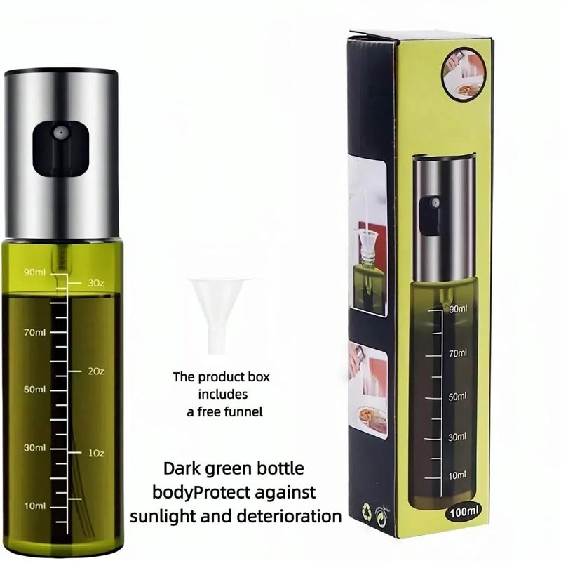 Eavkoar Oil Sprayer for Cooking, 3.38oz/ 100ml Food-grade Premium Olive Oil Dispenser Bottle for Kitchen Gadgets, Air Fryer, Salad, Frying, BBQ (Light Blockage) - Image 5