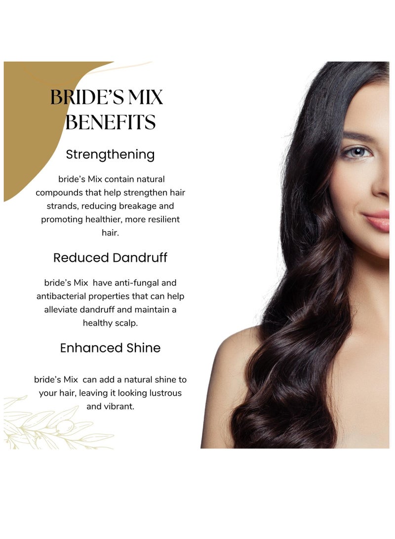 OGAILI Bride's Mix Hair Mask - Elixir of Nourishment - Shine & Strength - Tailored for the Radiant Bride's Perfect Hair Day -  All Hair Type- 100g - Image 2