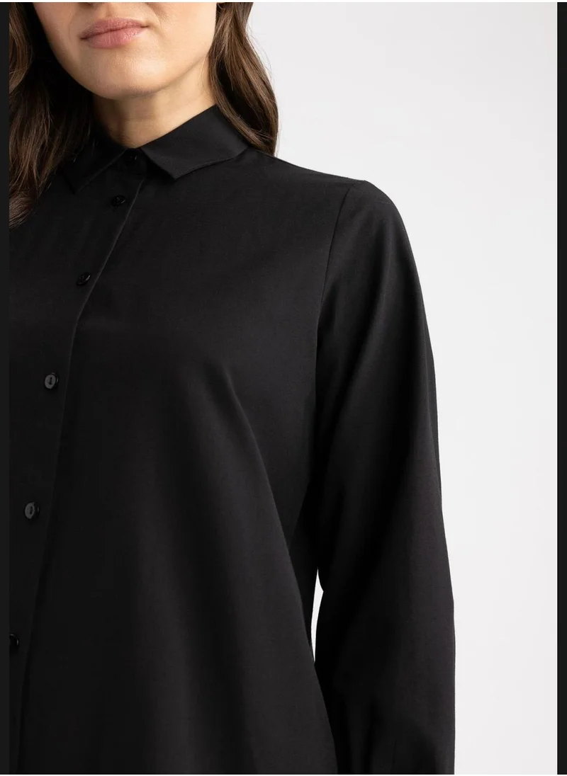 ديفاكتو Woman Woven Long Sleeve Tunic
