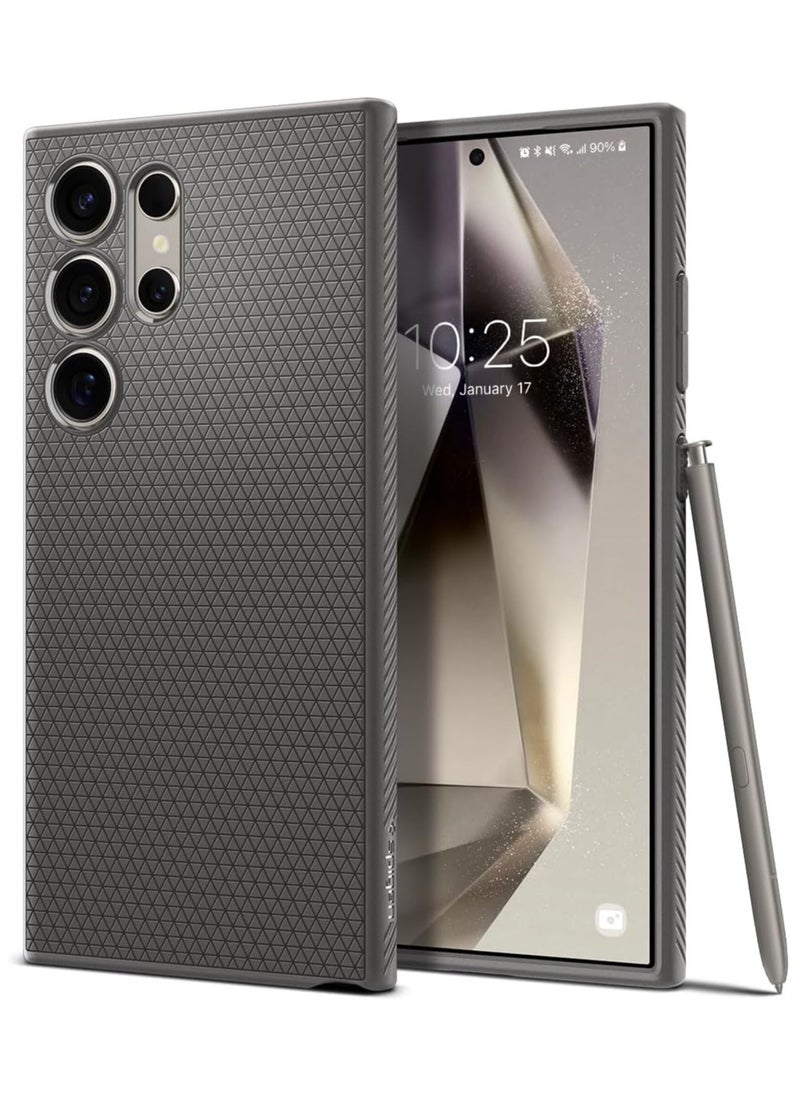 Spigen Liquid Air designed for Samsung Galaxy S24 ULTRA case cover (2024) - Marble Grey
