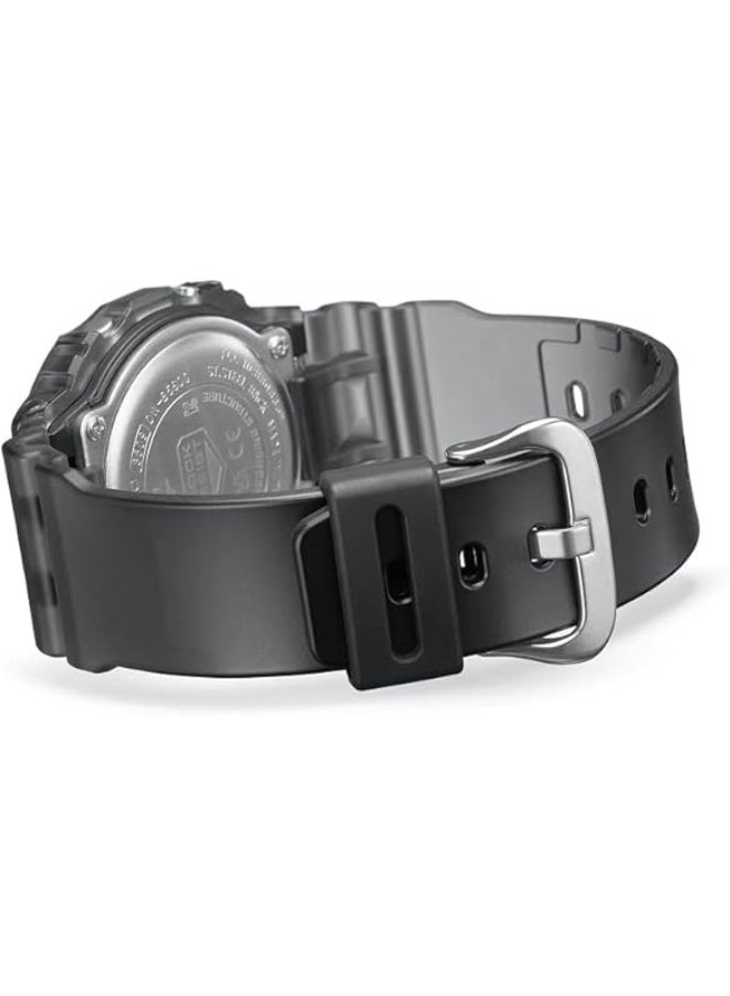 Casio G-Shock Watch - DW-B5600G-1DR Black Dial, Grey Band - Image 3