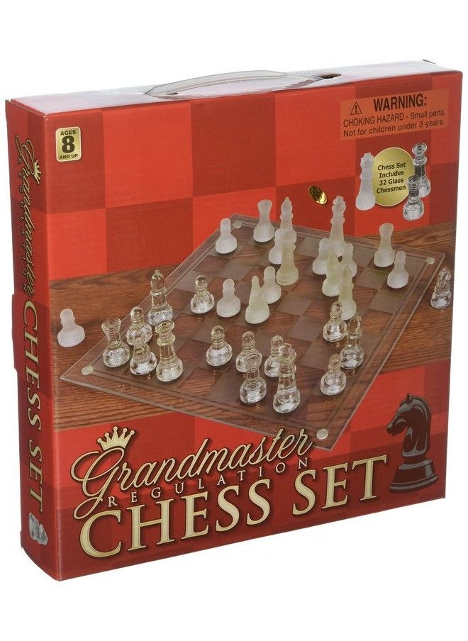 Rhode Island Novelty - 10" Glass Chess Set - Image 1