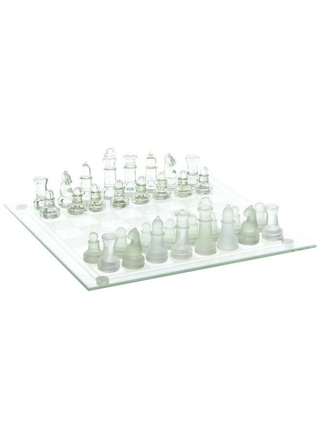 Rhode Island Novelty - 10" Glass Chess Set - Image 1