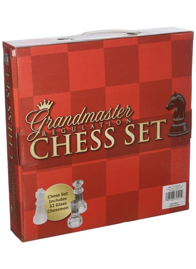 Rhode Island Novelty - 10" Glass Chess Set - Image 1
