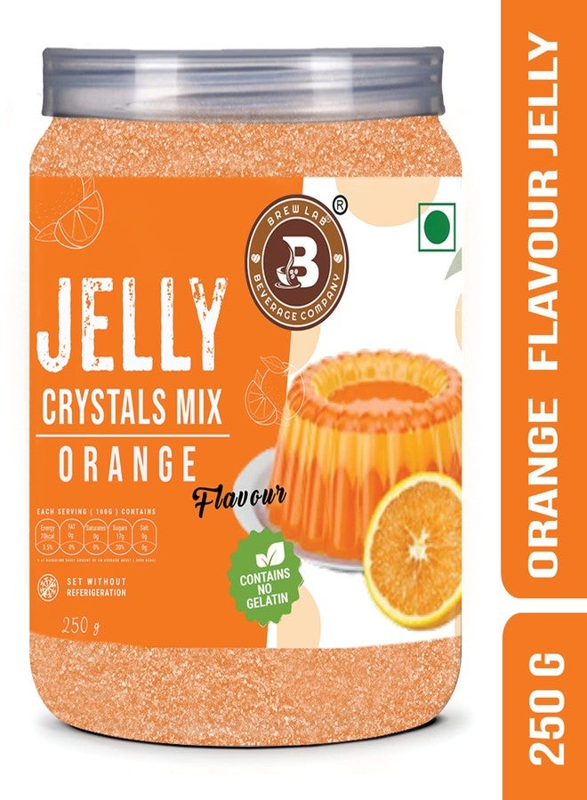 Brew Lab Jelly Crystals Mix For Making Jelly - Orange Flavor | Easy To Make | No Gelatin 250 g - Image 2