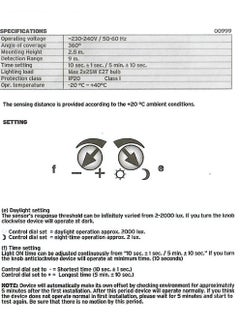 ESPANIA LED CEILING ARMATURE WITH 360 DEGREE MOTION SENSOR  - Image 3