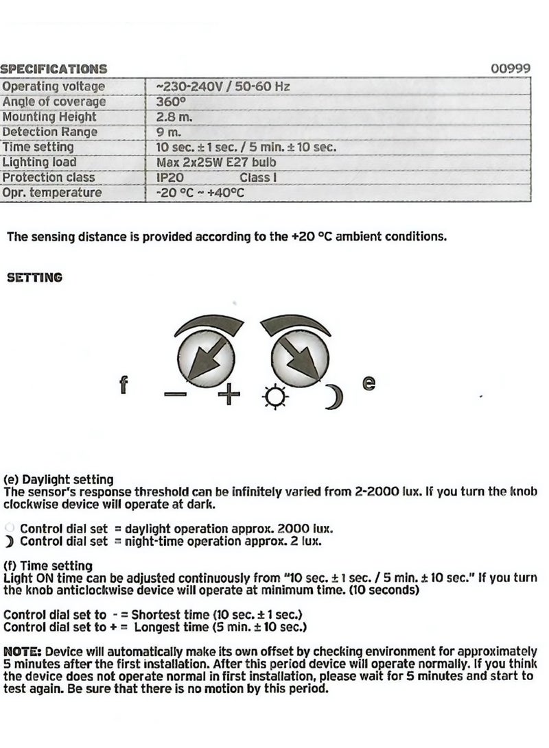 إسبانيا مصباح سقف LED مع مستشعر حركة بزاوية 360 درجة - Image 3