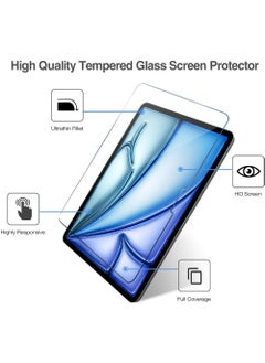 Rock Pow 2PCS Screen Protector for iPad Air 11 Inch (M3) 2025/ iPad Air 11 inch (M2) 2024, Tempered Glass Film Guard for iPad Air 7th/6th Generation Accessories -Clear  - Image 3