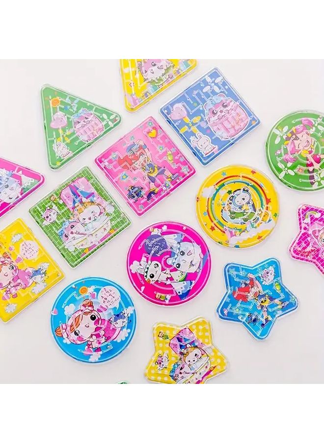 16 قطعة من ألعاب متاهة الخرز التعليمية مجموعة تدريب التفكير هدايا عيد ميلاد للأطفال - Image 2