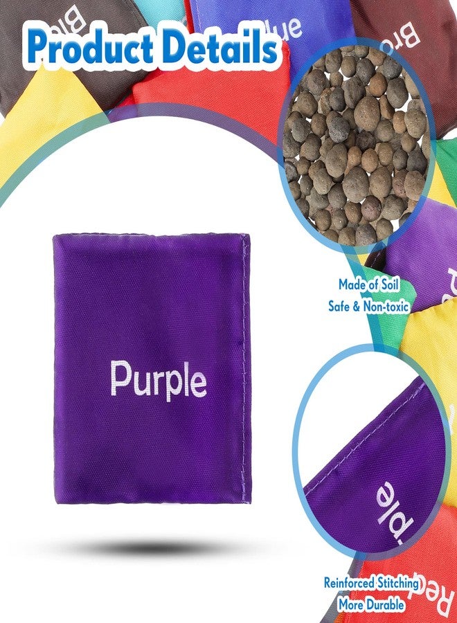 Sotiff 20 Pcs Small Bean Bags for Tossing Educational Cornhole Bags Bulk Mini Educational Learn Colors Toss Toy Cornhole Game Throwing Sack for Outdoor Indoor Hand Toss Sports Activities(Words) - Image 5