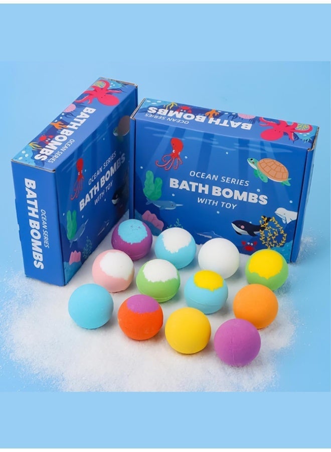 Bath Bombs 12 pcs oceans series Bath Bombs for Kids , Planet Bath Bombs Large Bubble Bath Bombs for Kids - Fruity Scents, Fizzies,Birthday Christmas,Holiday Gifts for Boys Girls12 pcs oceans series Bath Bombs for Kids , Planet Bath Bombs Large Bubble Bath Bombs for Kids - Fruity Scents, Fizzies,Birthday Christmas,Holiday Gifts for Boys Girls - Image 3