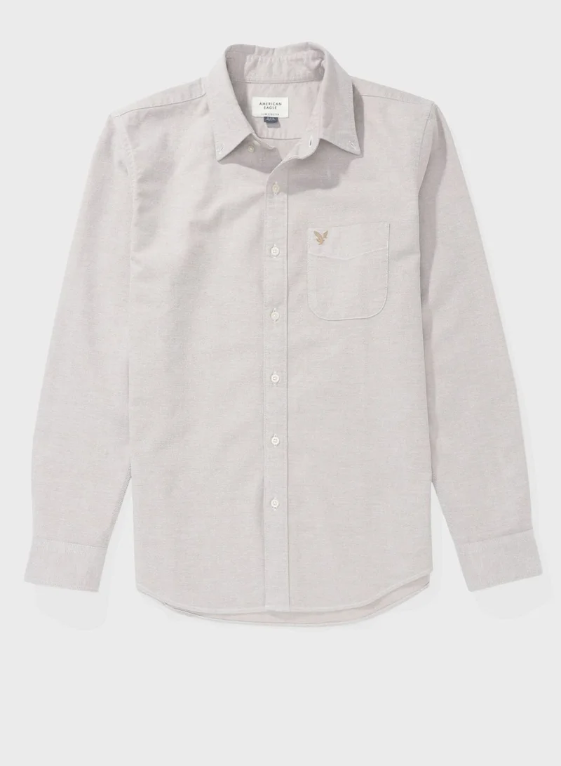 American Eagle flex oxford Slim Fit Shirt