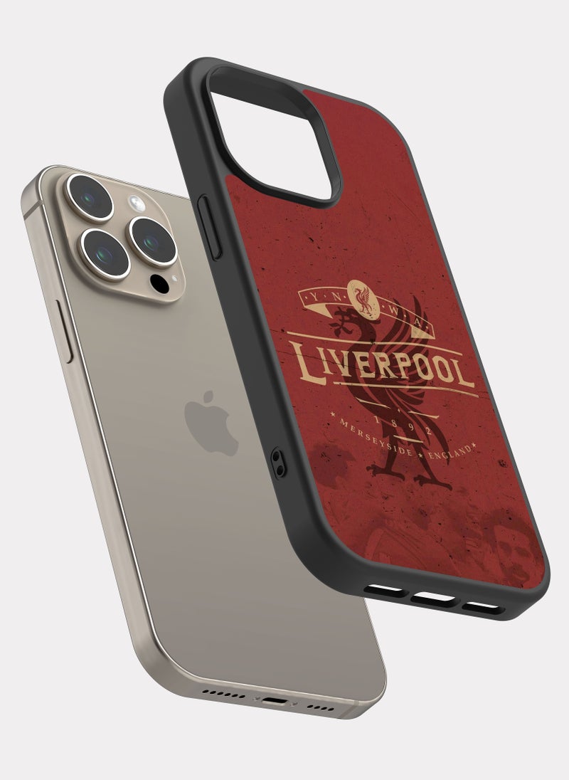 بكسلات كفر ايفون 15 برو ماكس نادي ليفربول احمر بيج - Image 2