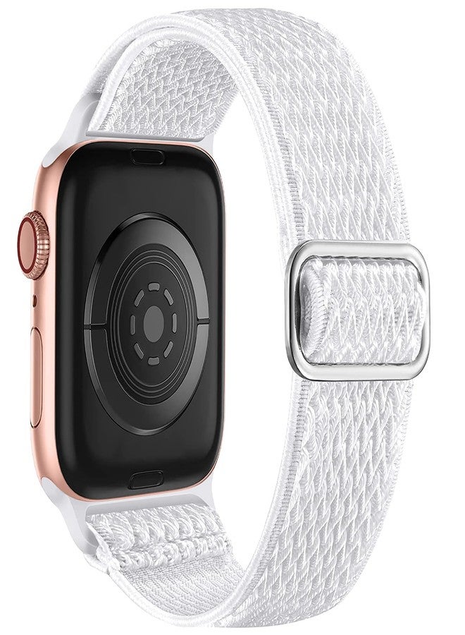 Lerobo Stretchy Bands Compatible with Apple Watch Band 40mm 38mm 41mm Women Men Ultra 3/2/1 49mm Series 10 11 9 8 45mm 46mm 42mm, Nylon Solo Loop Sport Strap for iWatch Bands Series 7 6 5 4 3 SE 3/2/1 - Image 1