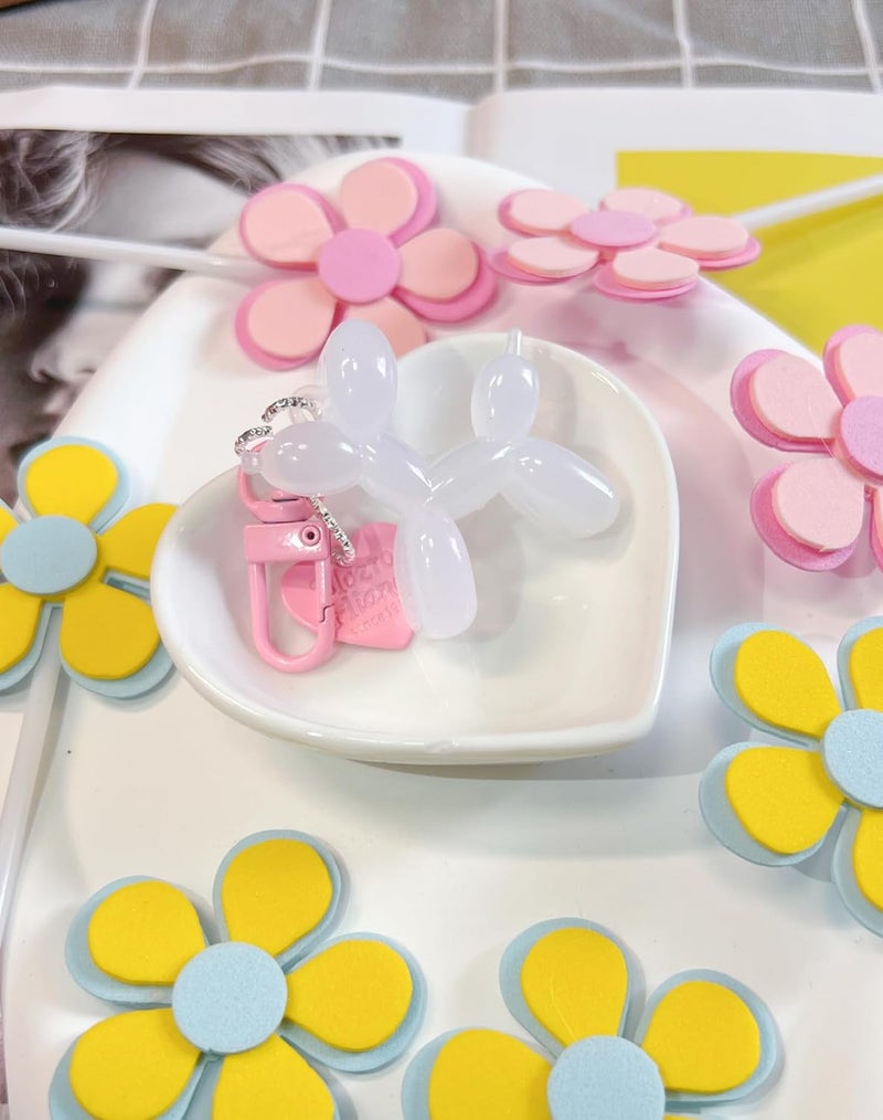 Llavero con diseño de globo para mujer, llavero para niñas, llavero para llaves de coche - Image 3