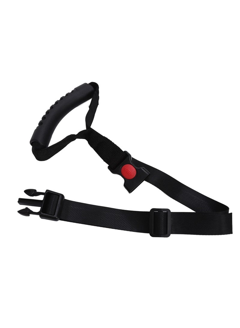 Excefore - Car Grab Handle Reinforced, Car Pull Strap Get In And Out Car Auxiliary Handle, for Elderly, Pregnant, Disabled (Black) - Image 1