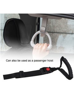 Excefore Car Grab Handle Reinforced, Car Pull Strap Get In And Out Car Auxiliary Handle, for Elderly, Pregnant, Disabled (Black)  - Image 2