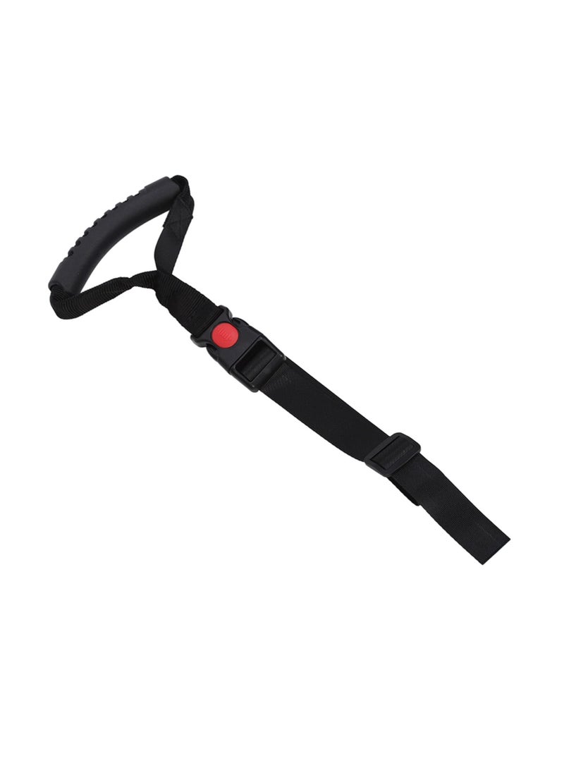 Excefore - Car Grab Handle Reinforced, Car Pull Strap Get In And Out Car Auxiliary Handle, for Elderly, Pregnant, Disabled (Black) - Image 1