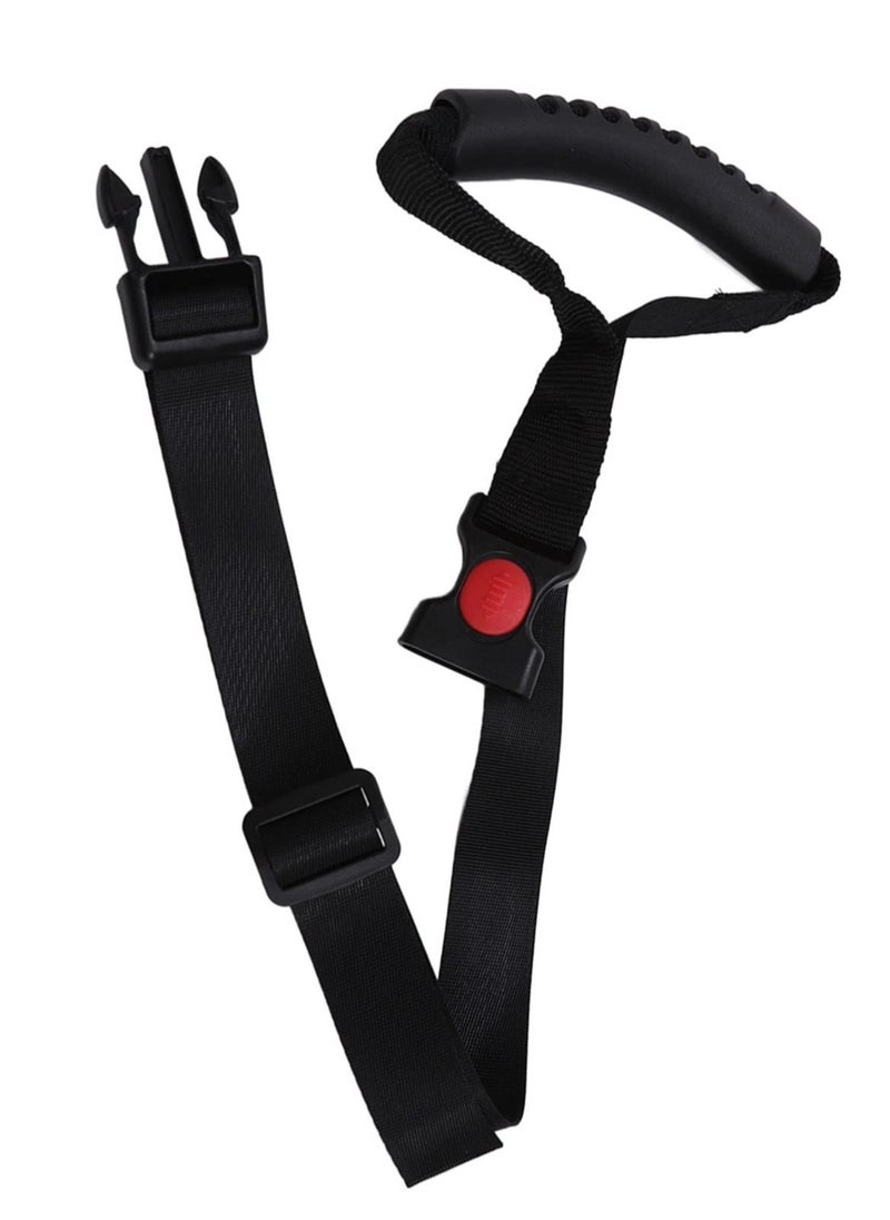 Excefore - Car Grab Handle Reinforced, Car Pull Strap Get In And Out Car Auxiliary Handle, for Elderly, Pregnant, Disabled (Black) - Image 1