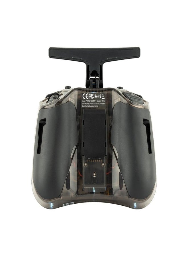 RADIOMASTER جهاز إرسال راديوماستر بوكيت هال جيمبال للتحكم عن بُعد محمول خفيف الوزن مزود بإضاءة LED مدمجة هوائي قابل للطي وضع 2 (ELRS-فحم)  - Image 2