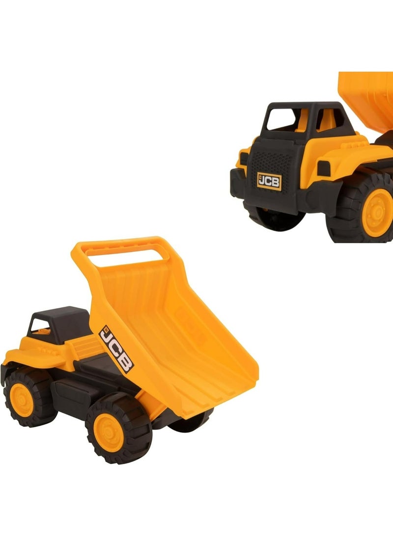 D-power - Teamsterz  JCB 10" Dump Truck Sand Tool and Helmet Playset | Construct the ultimate playtime | Design free-moving wheels for push-along fun | Suitable for children aged 3 + and above - Image 3