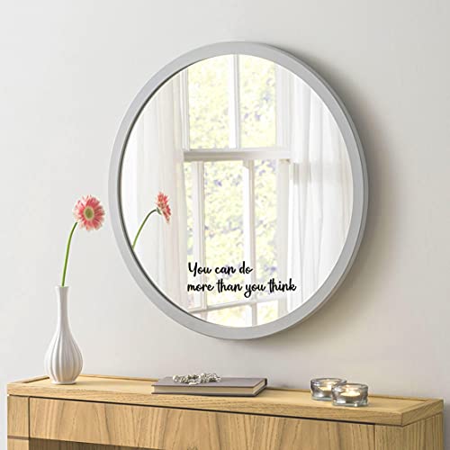 MAZ DISTRIBUTIONS You Can Do More Than You Think Mirror Sticker Vinyl Glass Decals Waterproof Mirror Inspirational Stickers Indoor and Outdoor use Motivational Sticker for Mirrors MAZ 375 - Image 3