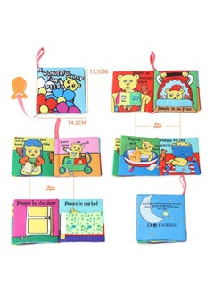 Generic Baby Animal Suction Magnet Enlightenment Cloth Book Washable Bite Bath Book Baby Tear-Tear Three-Dimensional Cloth Book-Color:B702a Puppy  - Image 3
