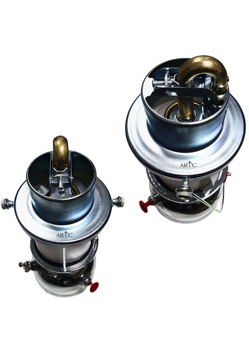 اي ار تي سي فانوس زيت الكيروسين والضغط من ARTC، مصباح Petromax Sea Anchor العتيق الفاخر  - Image 4