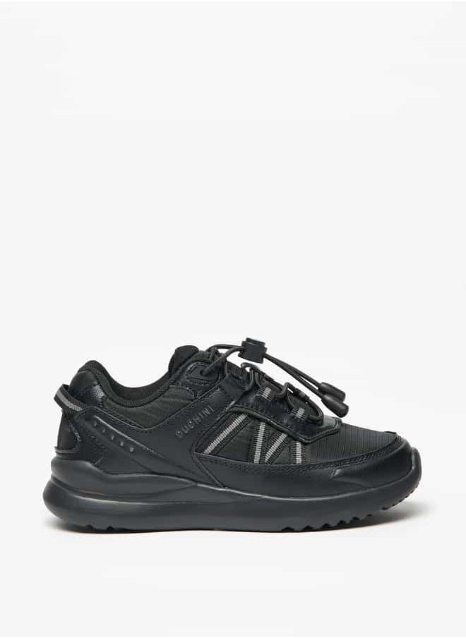 Mister Duchini - Boys' Panelled Sneakers with Drawstring Lace Closure - Image 1