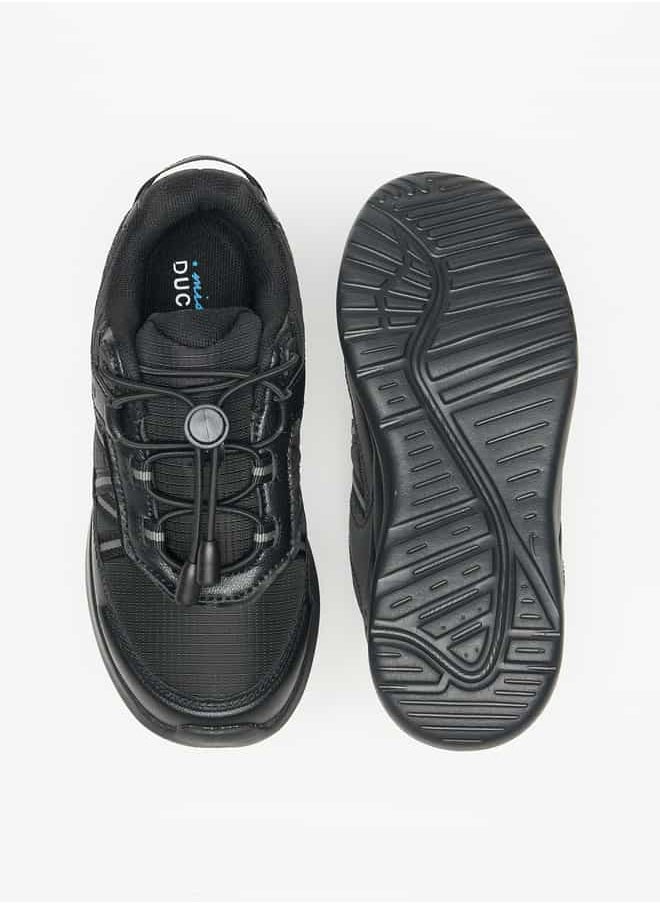 Mister Duchini - Boys' Panelled Sneakers with Drawstring Lace Closure - Image 1