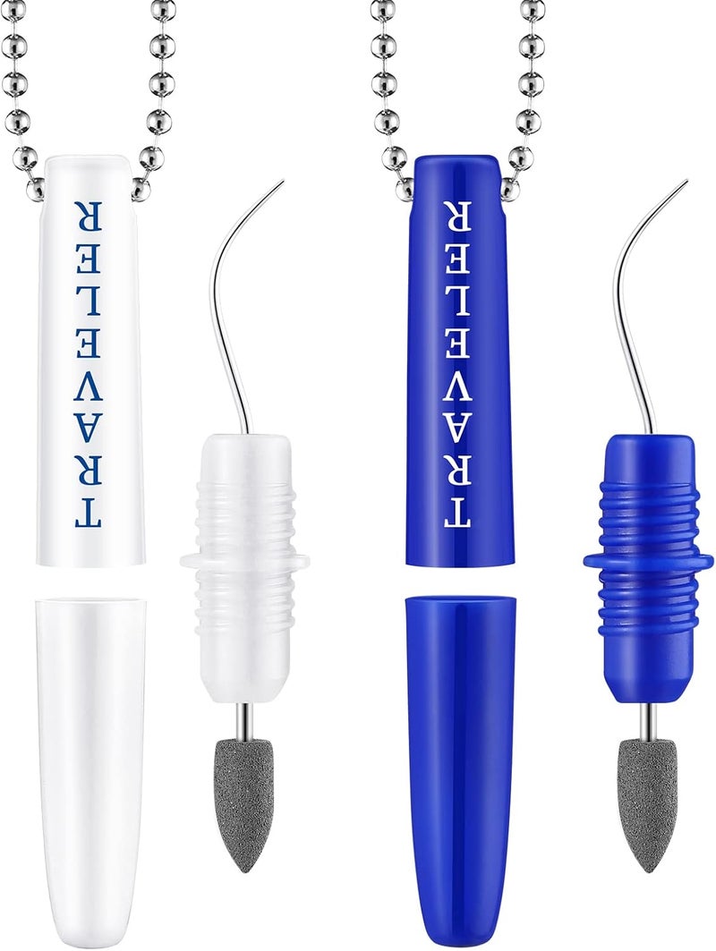 comfrt 2pcs Portable Oral Dental Tooth Hook Hygeine Cleaning Molars Tool Teeth Stains Remover Plaque Remover - Image 1