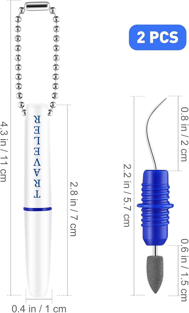 comfrt 2pcs Portable Oral Dental Tooth Hook Hygeine Cleaning Molars Tool Teeth Stains Remover Plaque Remover - Image 5