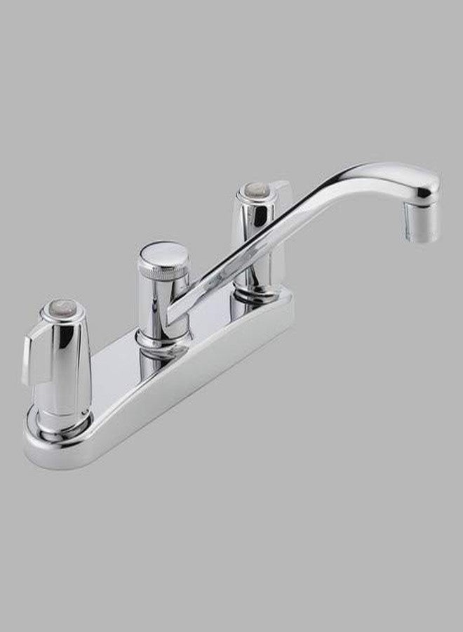 Peerless Faucet P221LF Classic Two Handle Kitchen , Chrome - Image 2