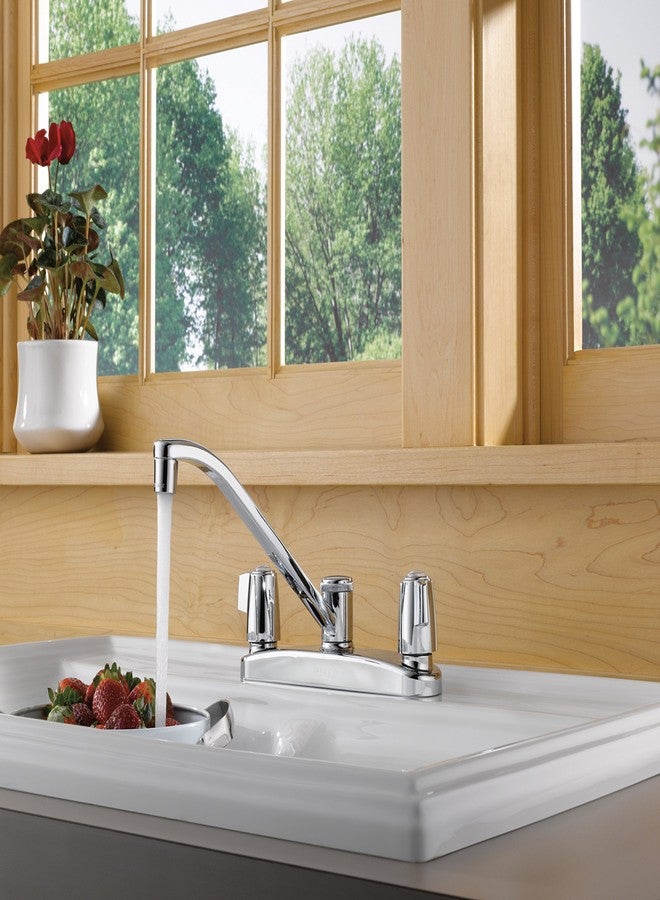 Peerless Faucet P221LF Classic Two Handle Kitchen , Chrome - Image 3