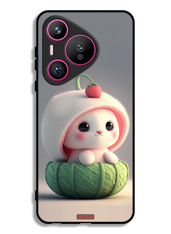 Tolwak Huawei Pura 70 Protective Case Cover Cute Little Rabbit - Image 1