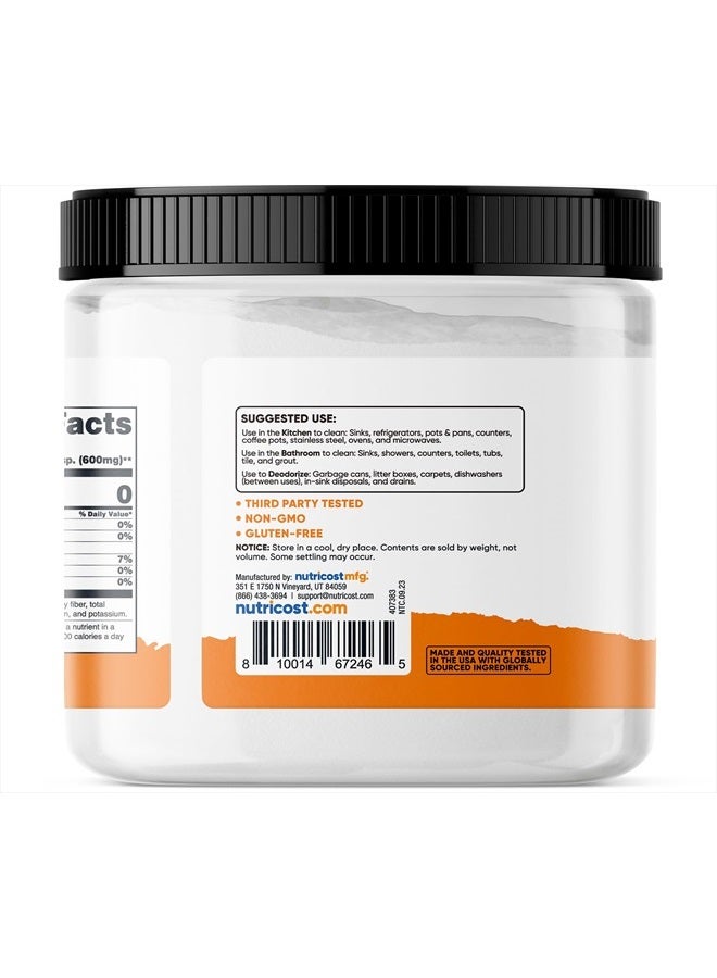 Nutricost Pantry Baking Soda (1 LB) - For Baking, Cleaning, Deodorizing, and More - Image 4