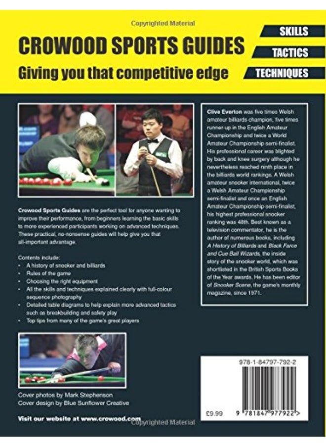 Crowood Press (UK) Snooker and Billiards: Skills - Tactics - Techniques - Second Edition  - Image 2