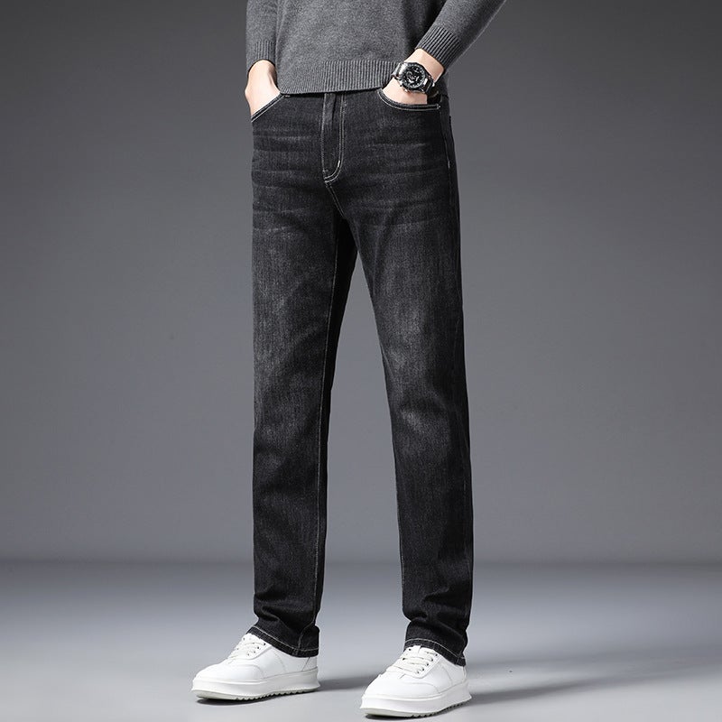 Unisex Classic Denim Jeans Loose Fit Daily Outdoor Wear - Image 4