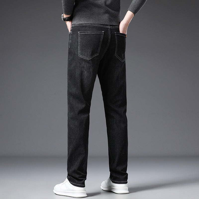 Unisex Classic Denim Jeans Loose Fit Daily Outdoor Wear - Image 5